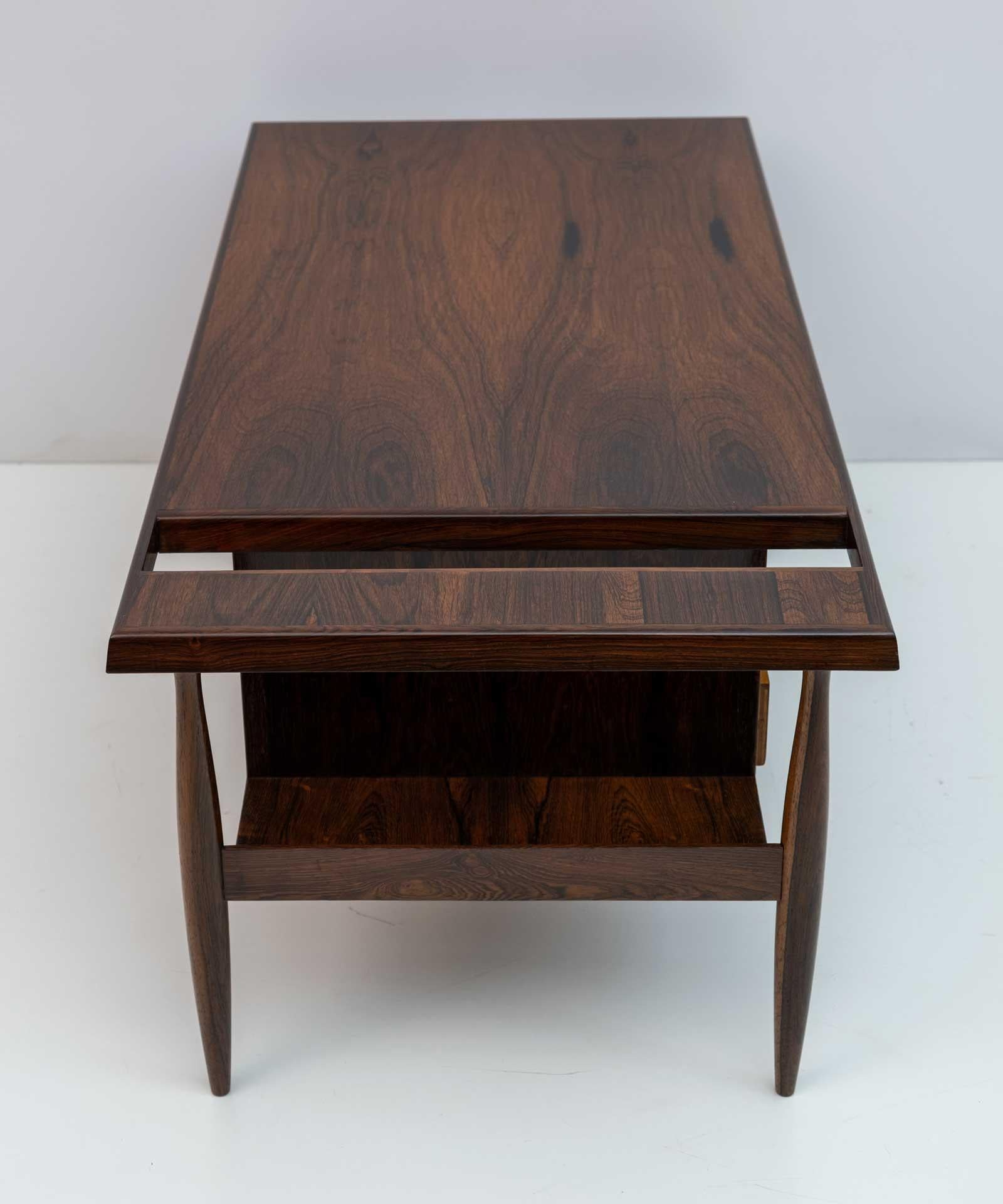 Carlo Hauner e Martin Eisler Modern Brazilian Wood Coffee Table by Forma, 1960s 1
