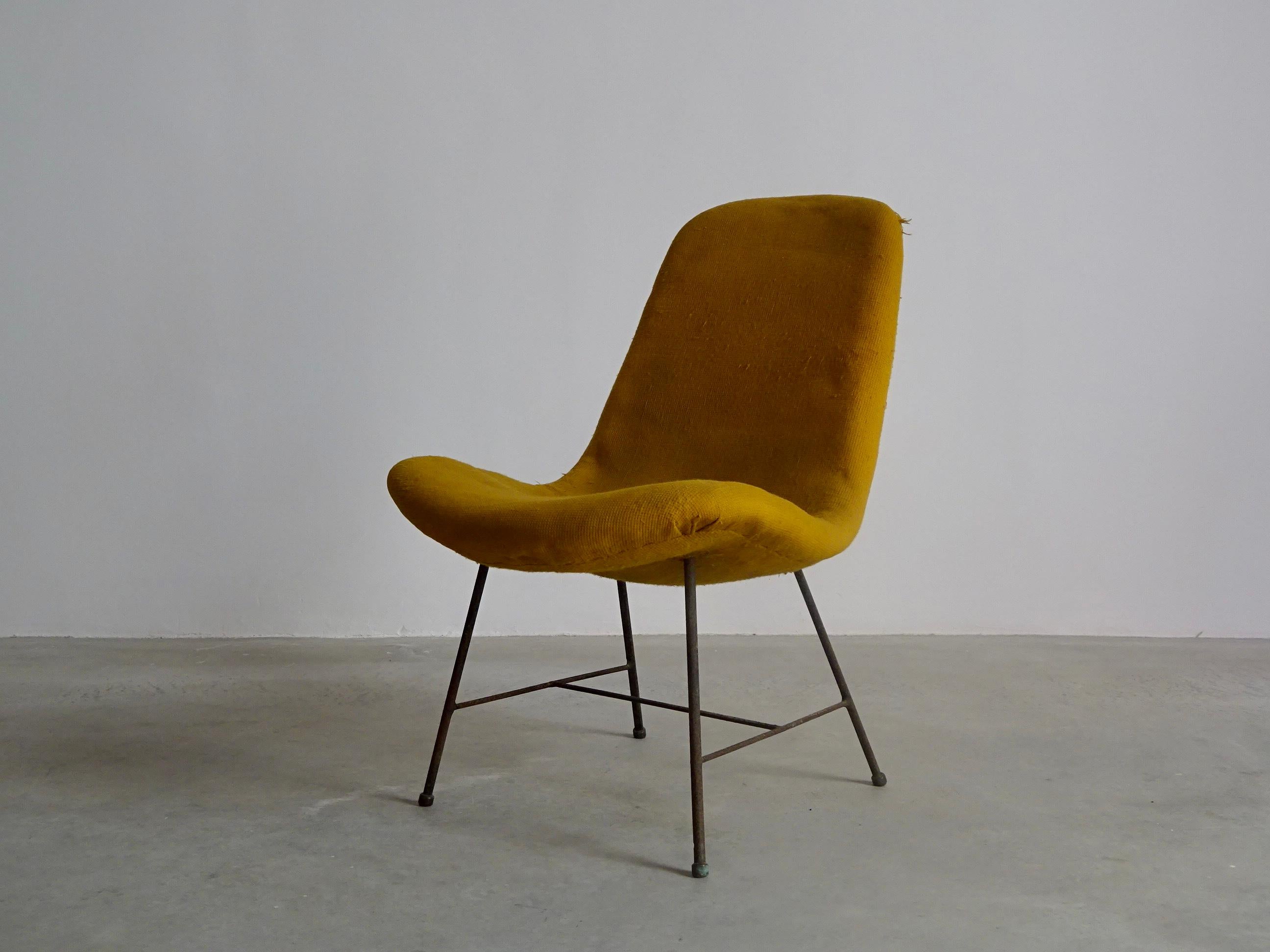 Carlo Hauner Lounge Chair, Móveis Artesanal, 1950s For Sale 2