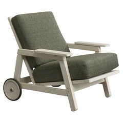 Carlo Hauner, Sedia da salotto, Wood, Fabrice, Italia, 1968