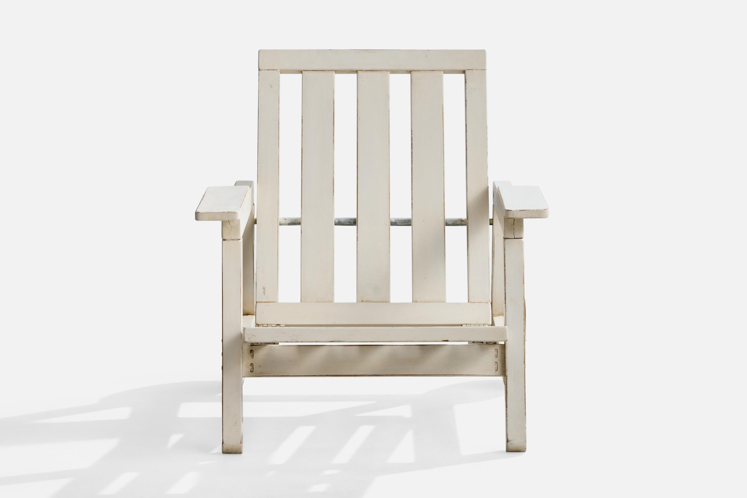 Italian Carlo Hauner, Lounge Chair, Wood, Italy, 1968 For Sale