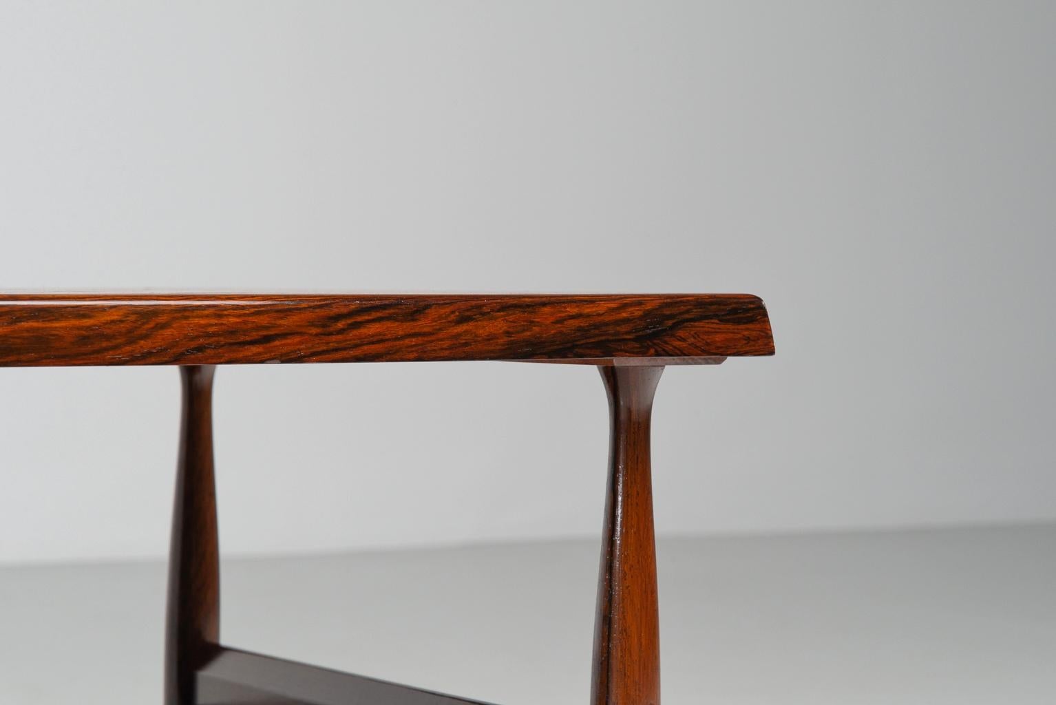 Mid-Century Modern Carlo Hauner Martin Eisler coffee table by Forma Italy 1955 For Sale