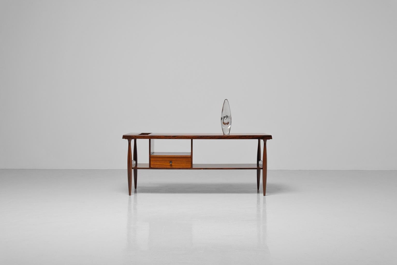 Italian Carlo Hauner Martin Eisler coffee table by Forma Italy 1955 For Sale