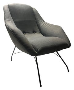 Carlo Hauner Martin Eisler Concha Lounge Chair, Brazil, 1950