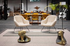 Carlo Hauner Martin Eisler Concha lounge chairs Brazil 1955