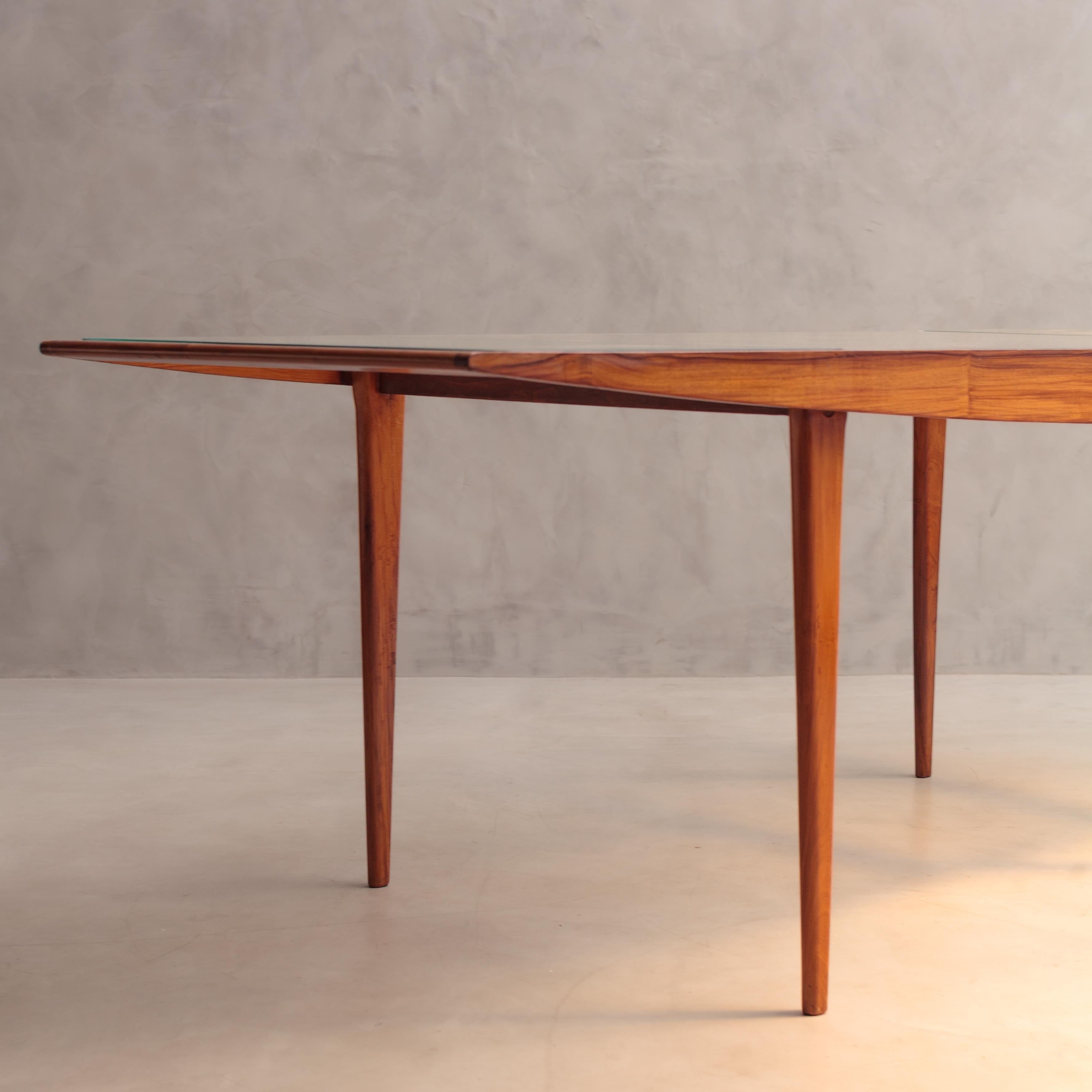Tavolo da pranzo Carlo Hauner & Martin Eisler, design moderno brasiliano di metà secolo in vendita 4