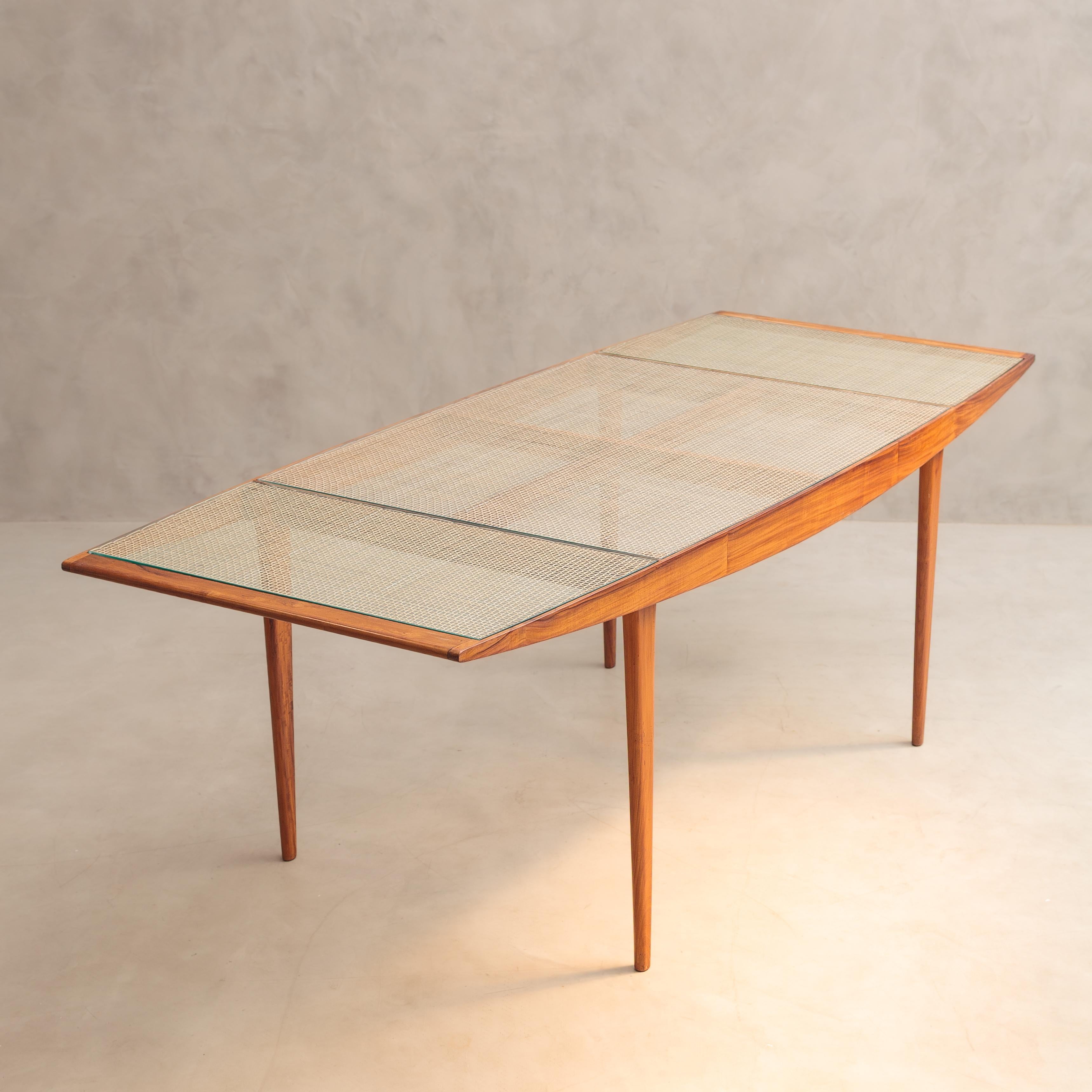 Tavolo da pranzo Carlo Hauner & Martin Eisler, design moderno brasiliano di metà secolo in vendita 8