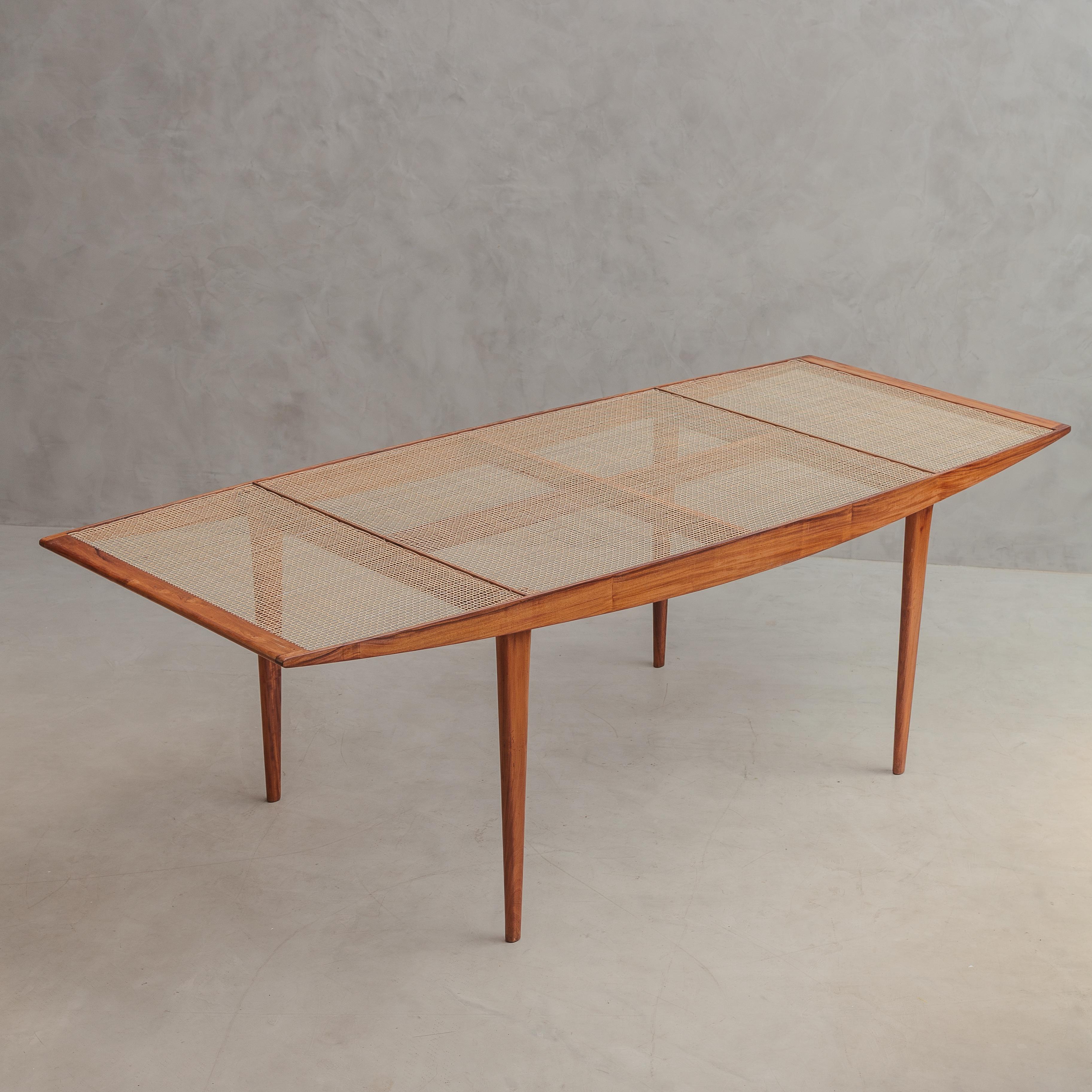Mid-Century moderno Tavolo da pranzo Carlo Hauner & Martin Eisler, design moderno brasiliano di metà secolo in vendita