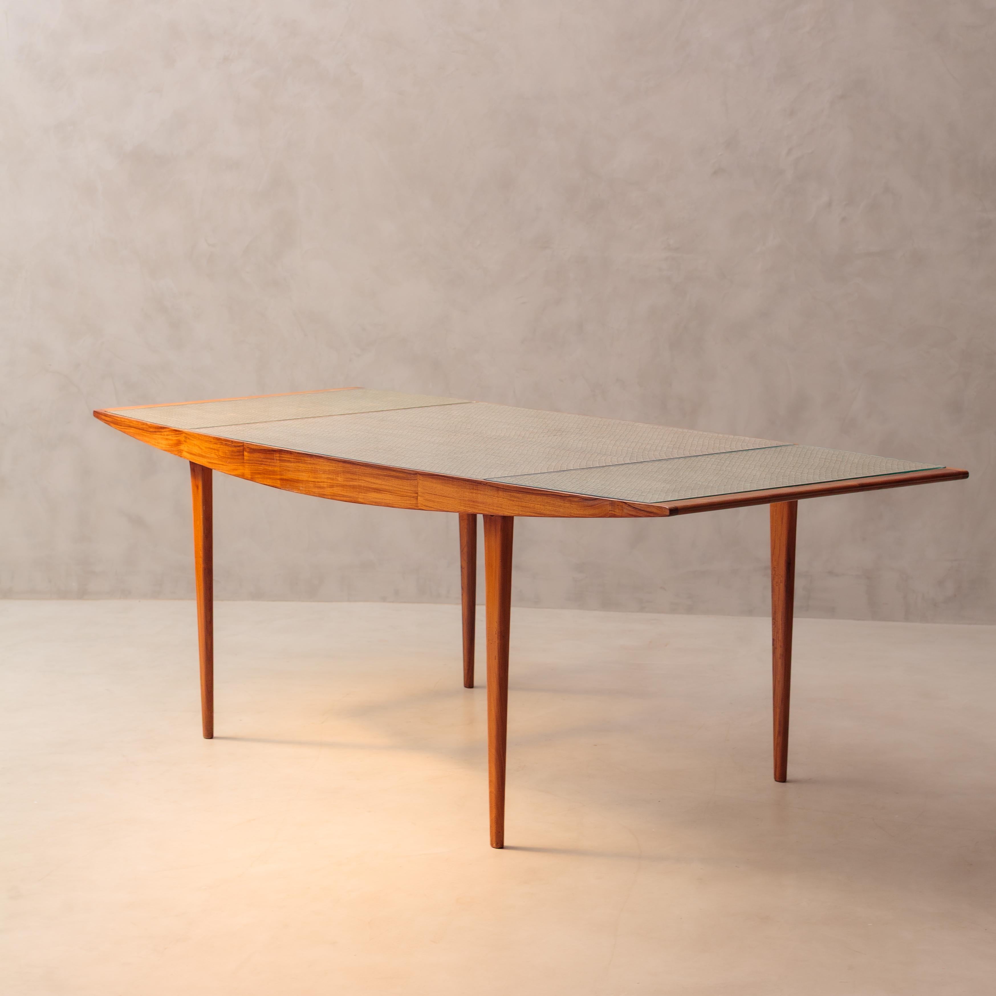 Tavolo da pranzo Carlo Hauner & Martin Eisler, design moderno brasiliano di metà secolo in vendita 1