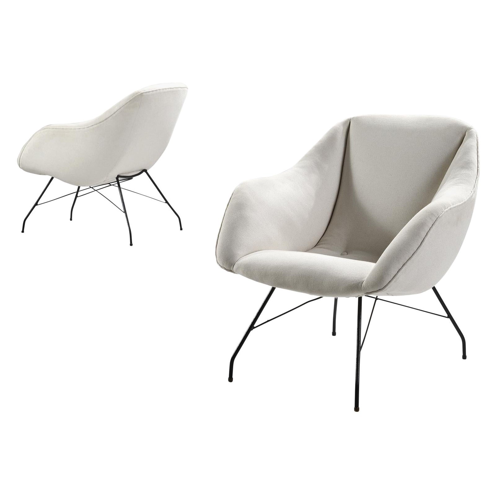 Carlo Hauner & Martin Eisler for Forma 'Concha' Lounge Chairs