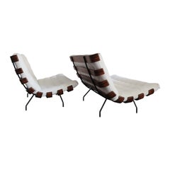 Carlo Hauner Martin Eisler Midcentury Costela Sofas for Forma Brazil, 1950s