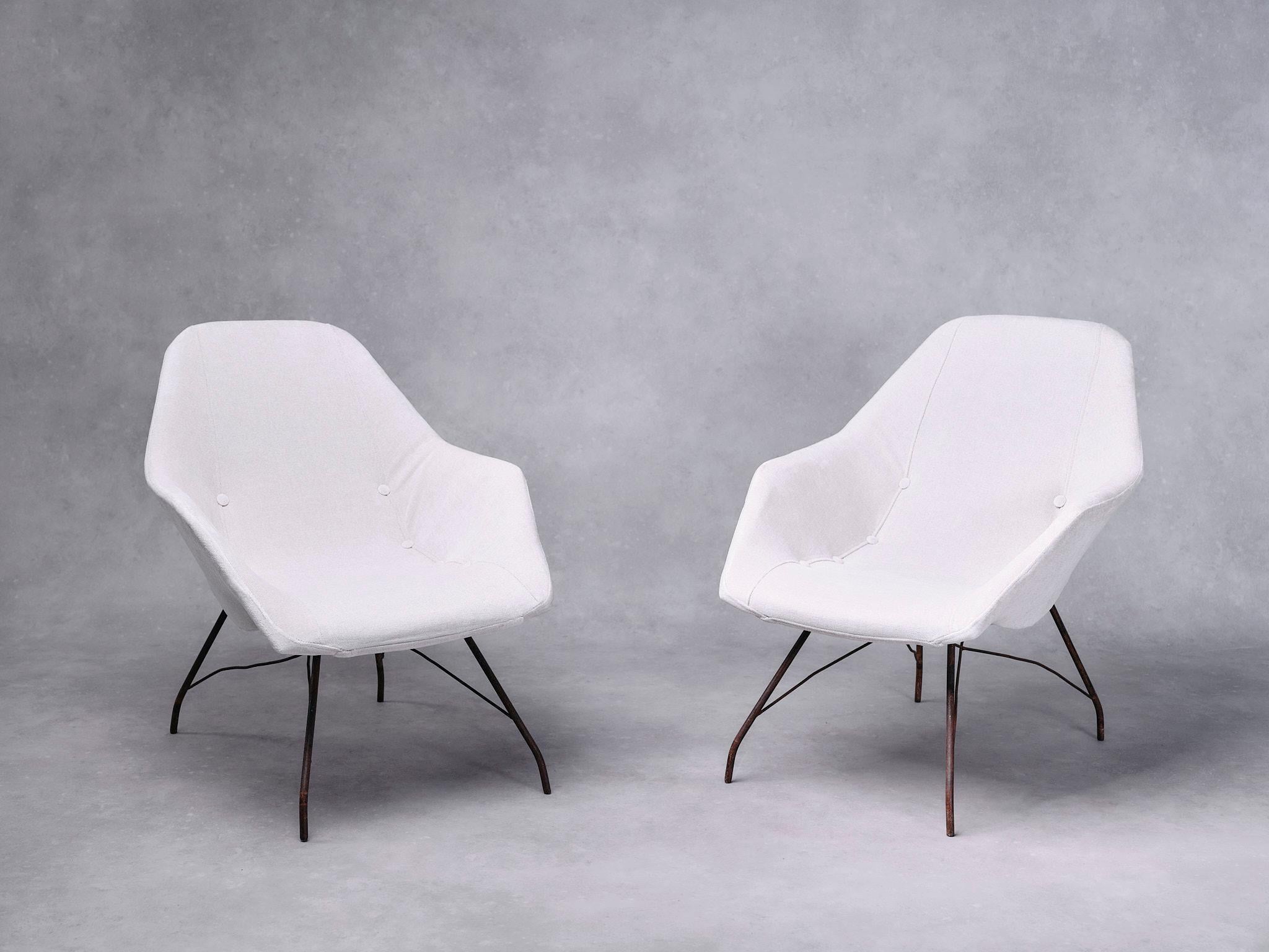 Carlo Hauner & Martin Eisler
Pair of 'Shell' Armchairs
Forma S/A
Brazil, 1950s