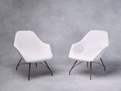 Carlo Hauner & Martin Eisler, Pair of 'Shell' Armchairs, Brazil, 1950s