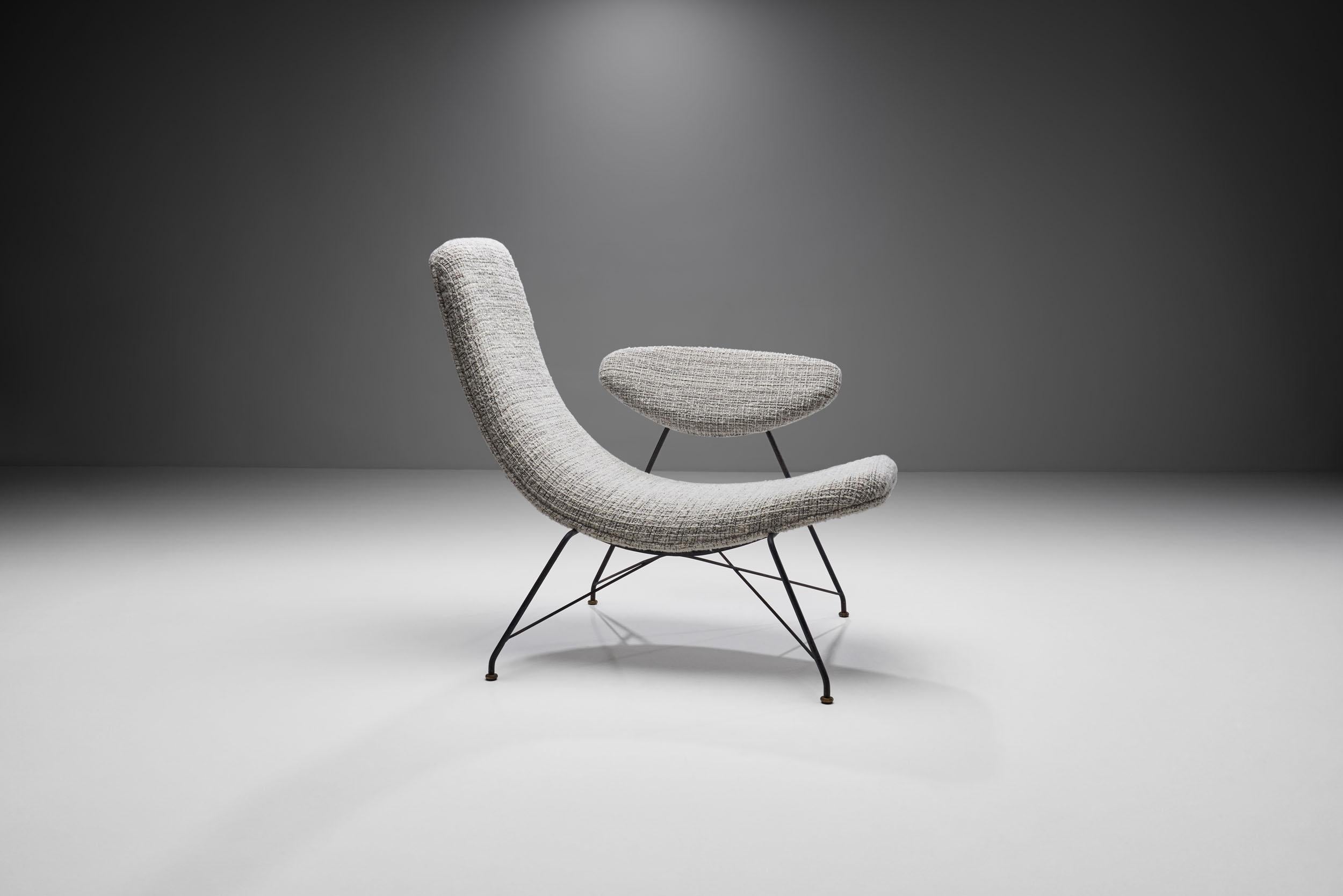 Carlo Hauner & Martin Eisler “Reversivel” Chair, Brazil 1950s In Good Condition In Utrecht, NL