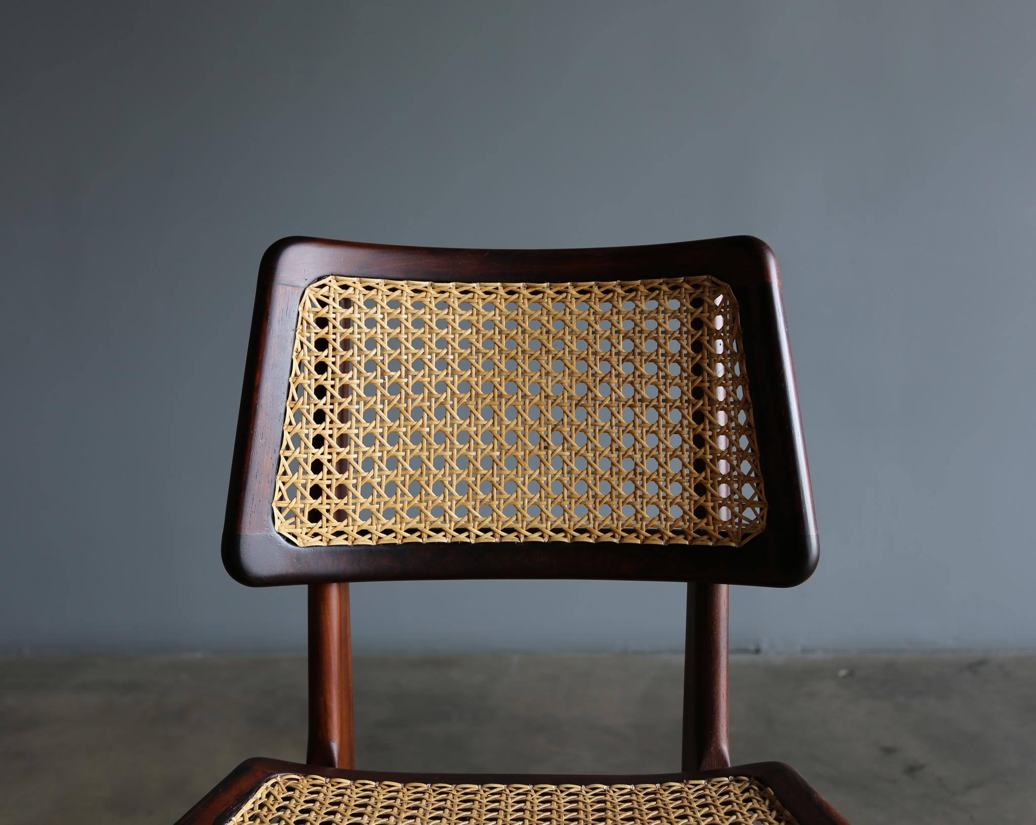 20th Century Carlo Hauner & Martin Eisler Set of 10 Dining Chairs for Forma Brazil circa 1955