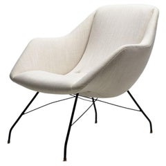 Vintage Carlo Hauner & Martin Eisler "Shell" Lounge Chair, Brazil, Ca 1955