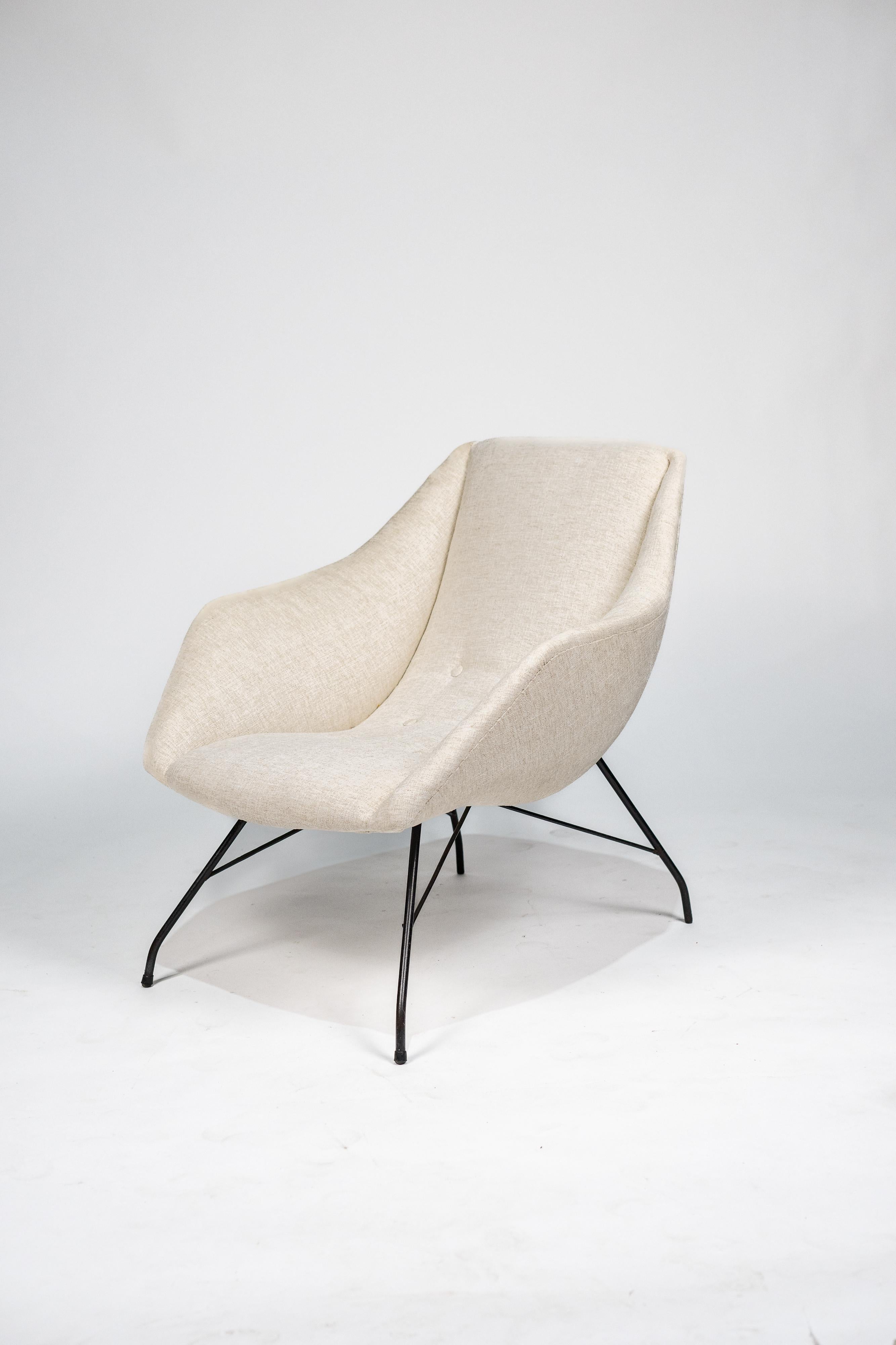 Carlo Hauner (1927-1996) 
Coppia di poltrone 
