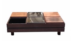 Carlo Hauner for Forma Rectangular Modular Coffee Table, Italy 1960s