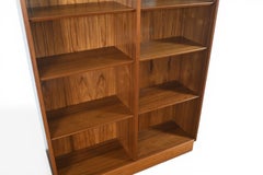 Carlo Jensen Double Teak Bookcase by Hundevad + Co  Danish Modern 1960s