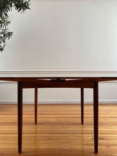 Carlo Jensen for Hundevad  Rosewood Flip-Top Table Danish Modern with Extensions
