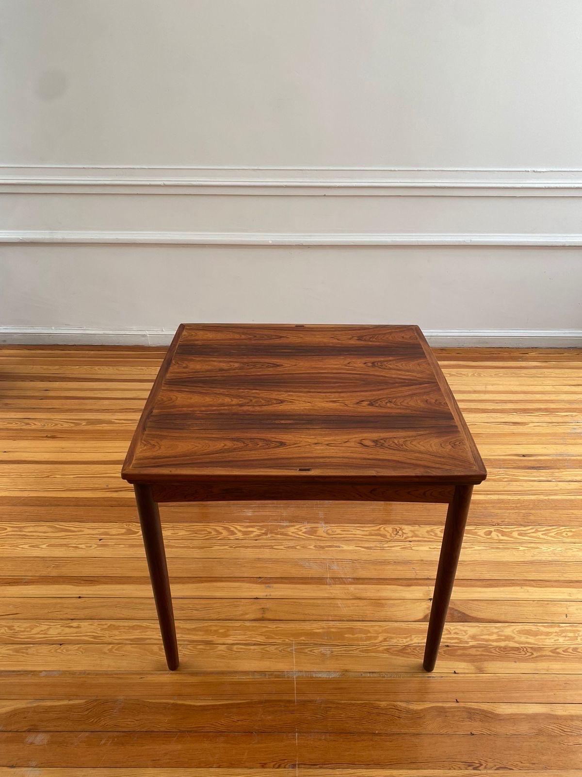Carlo Jensen for Hundevad  Rosewood Flip-Top Table Danish Modern with Extensions 2