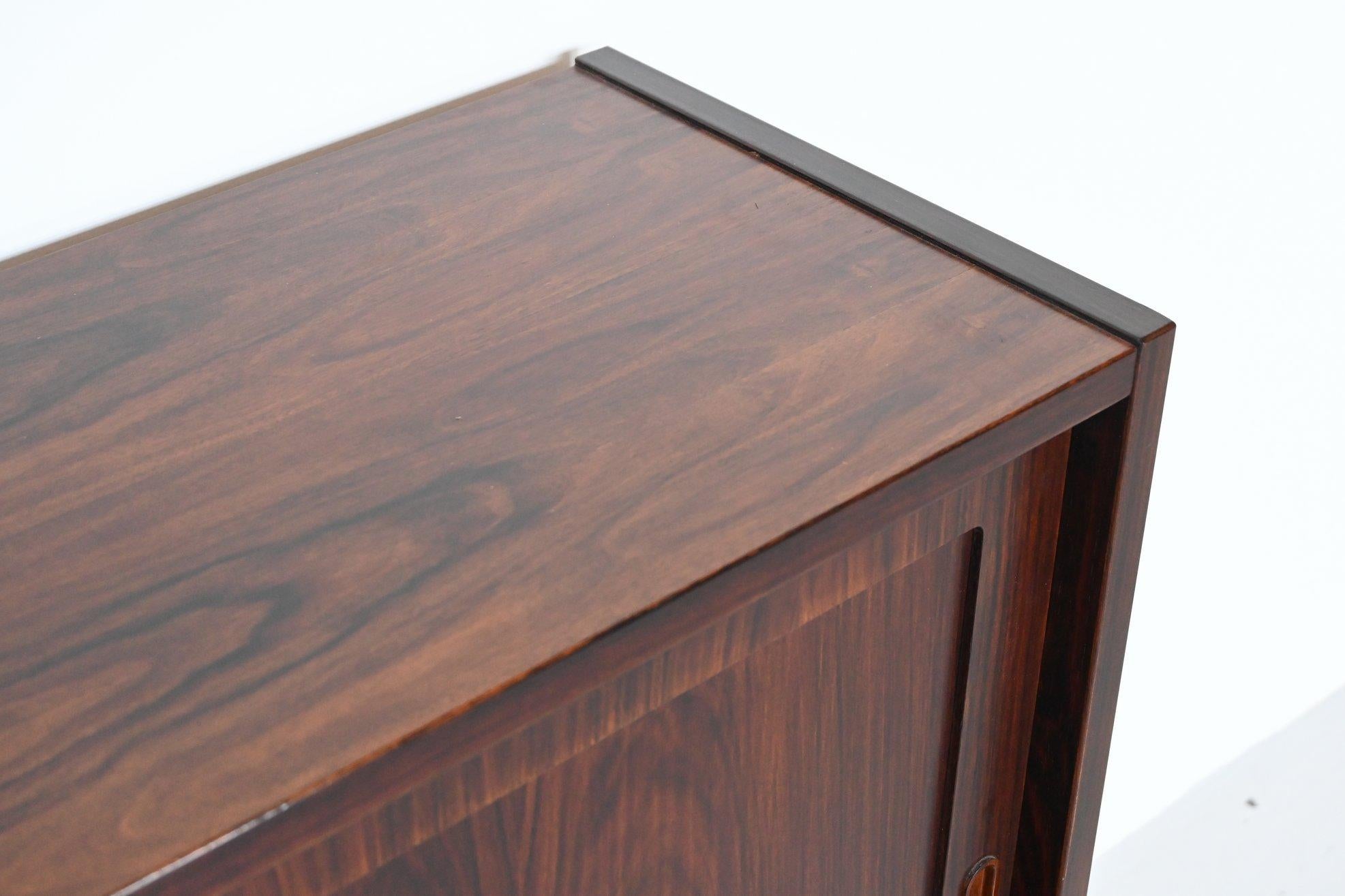 Carlo Jensen Hundevad & Co Rosewood Cabinets, Denmark, 1960 3