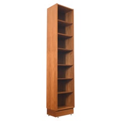 Carlo Jensen Narrow Teak Bookcase by Hundevad + Co