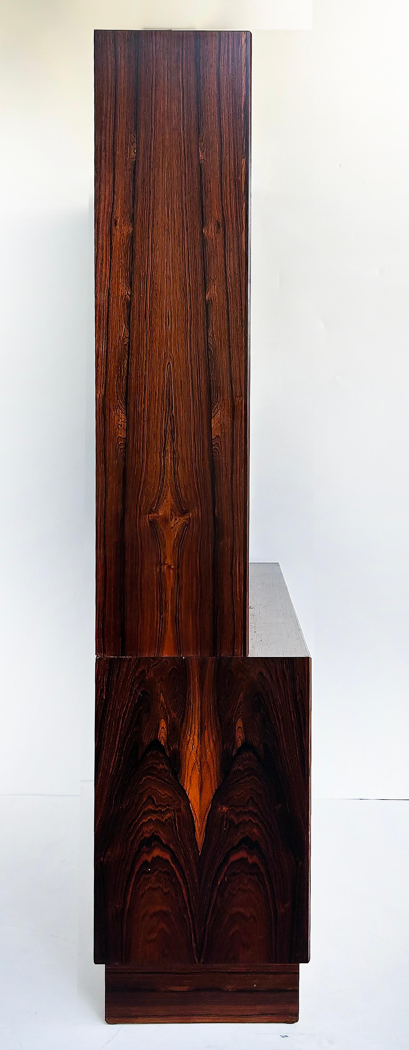 Carlo Jensen Poul Hundevad Danish Rosewood Bookcases, Pair Available In condizioni buone in vendita a Miami, FL