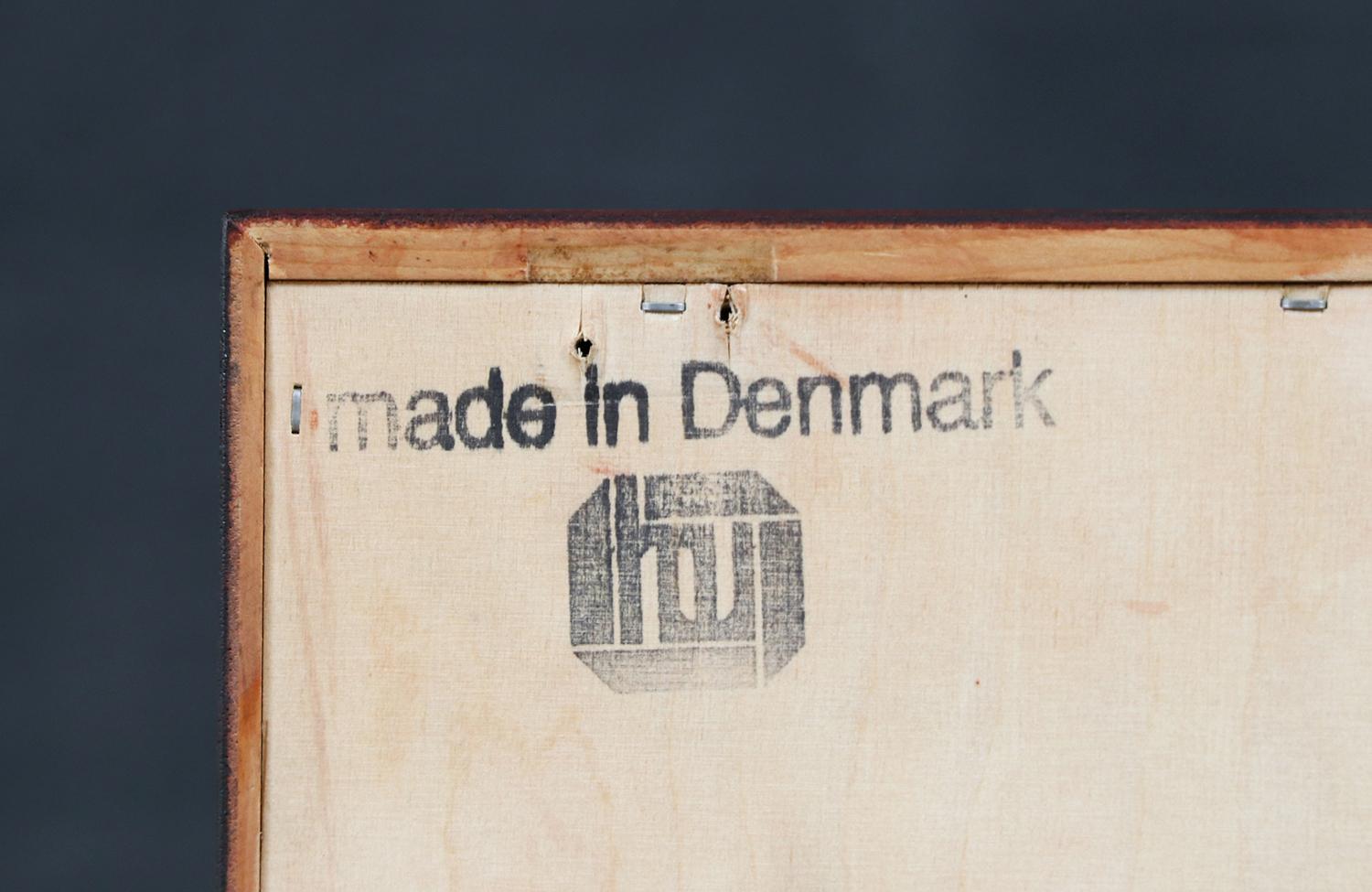 Carlo Jensen Tambour-Door Rosewood Credenza for Hundevad 3