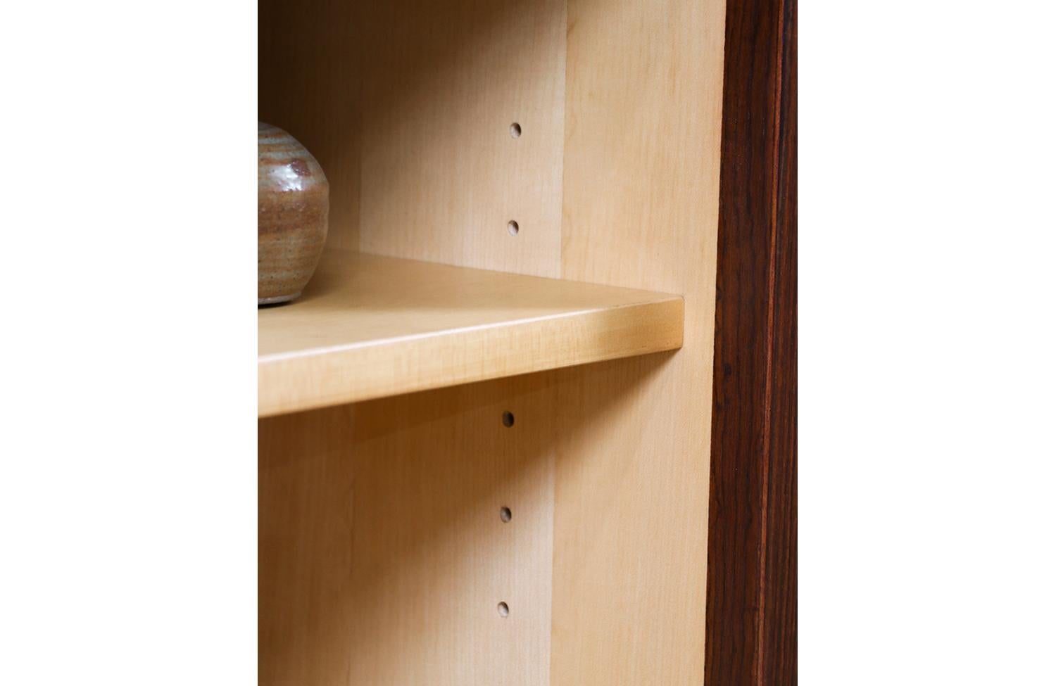 Birch Carlo Jensen Tambour-Door Rosewood Credenza for Hundevad
