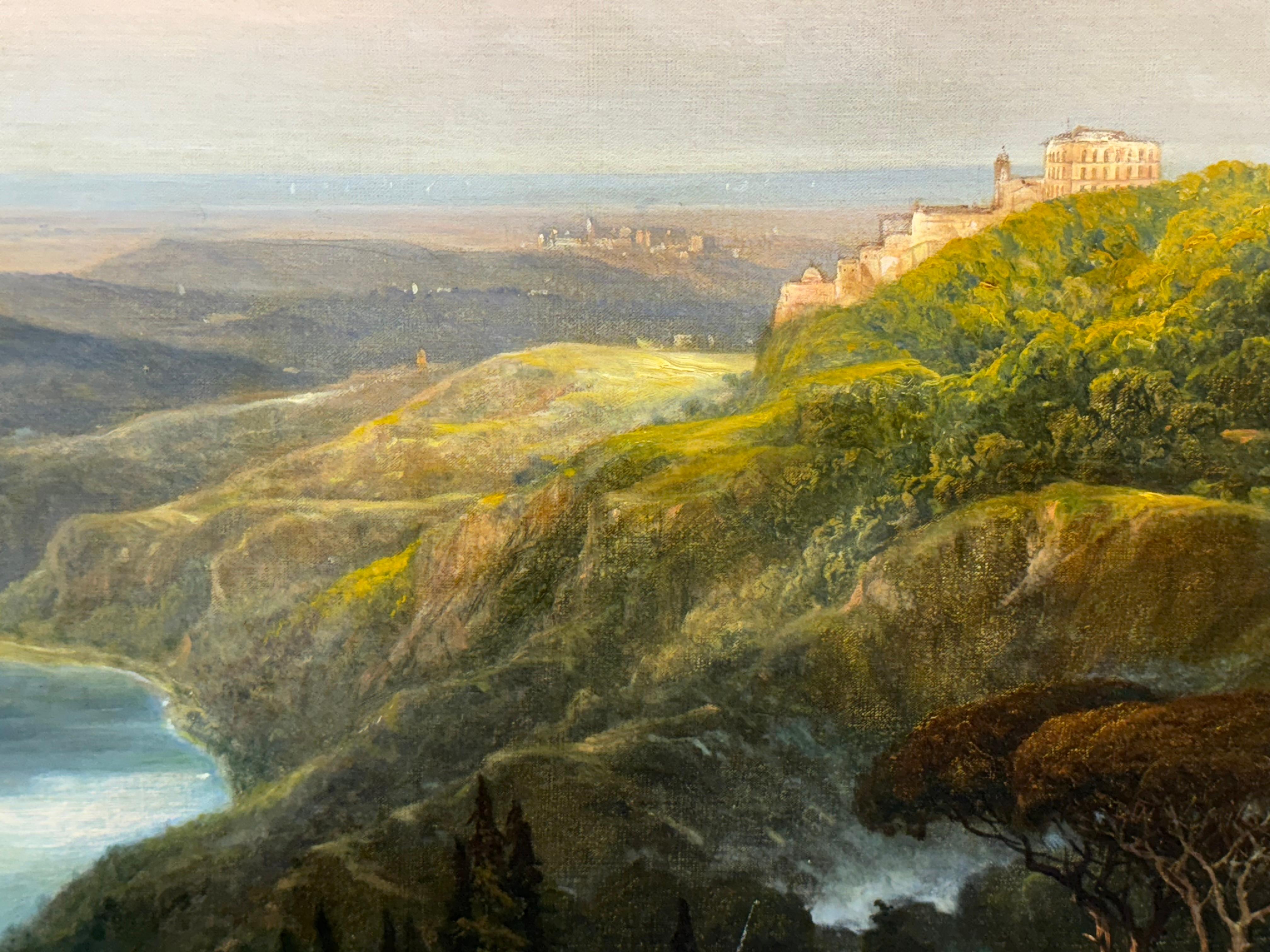Una vista del lago di Nemi, Italia in vendita 1