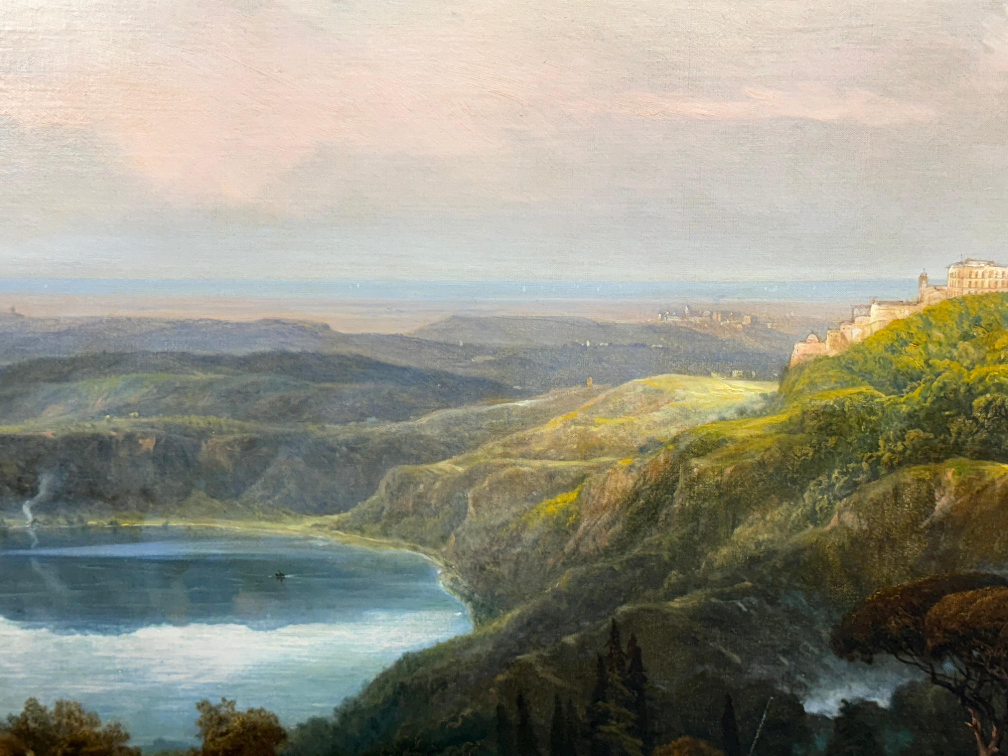 Una vista del lago di Nemi, Italia in vendita 2