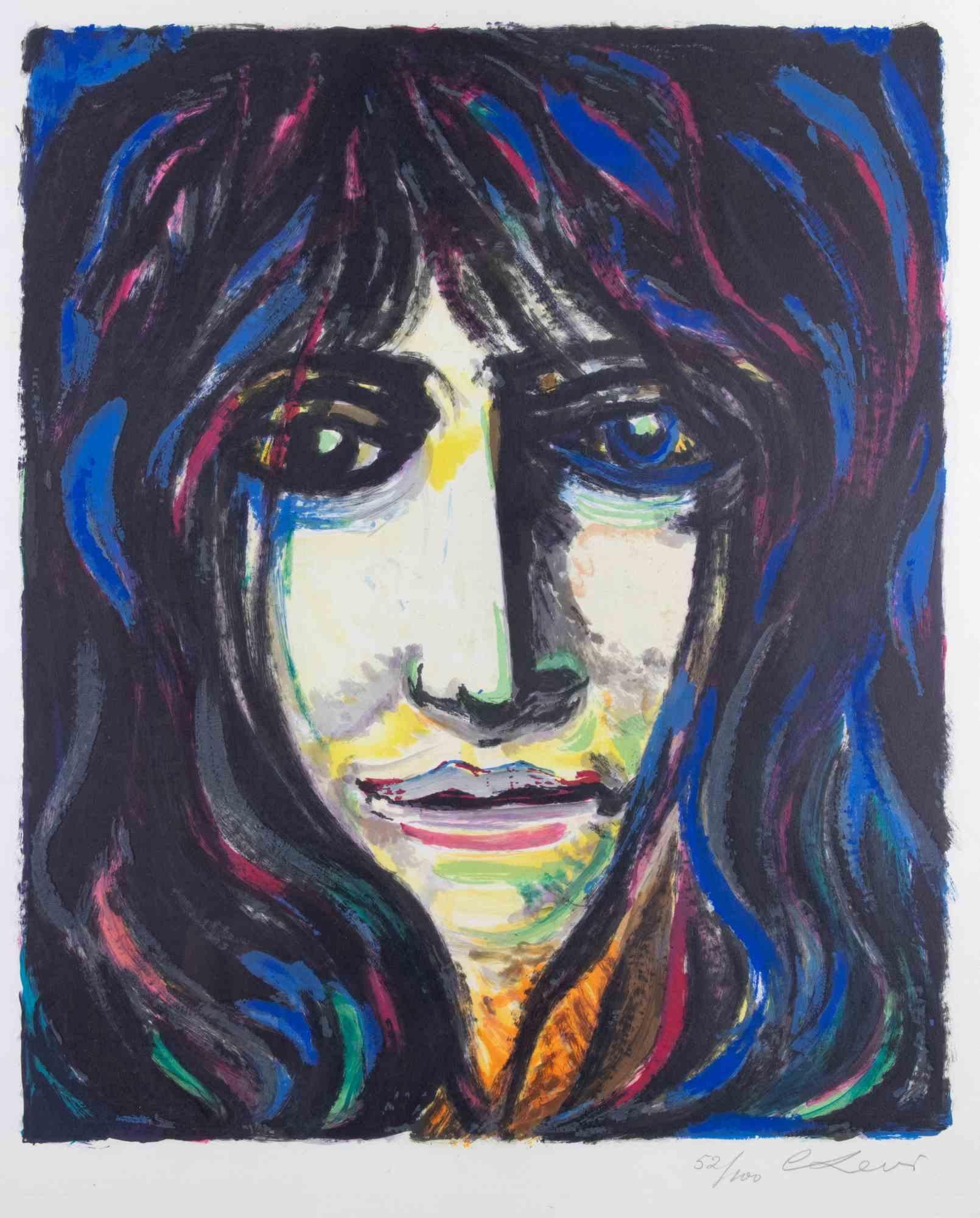 Face is a modern artwork realized by Carlo Levi.

Mixed colored lithograph.

Includes frame

Hand signed and numbered on the lower margin.

Edition of 52/100.