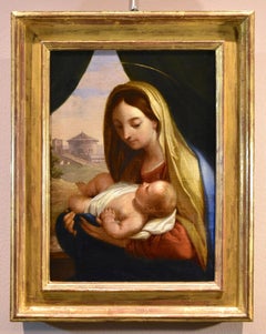 Virgin Child Maratta 17th Century Paint Oil on canvas Old master Religious
