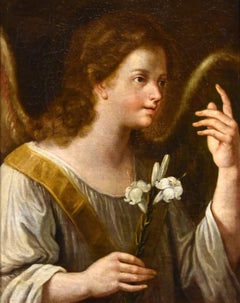 Anuncio Ángel Gabriel Maratta Siglo XVII Pintura Óleo sobre lienzo Viejo maestro