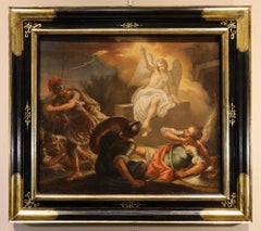 Angel Resurrection Maratta Paint 17/8th Century Oil on canvas Old master Italy