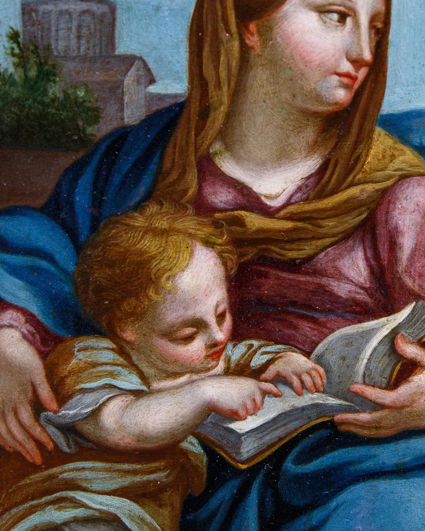 Carlo Maratta (Camerano, 1625 - Rome, 1713), Sainte Famille en vente 3