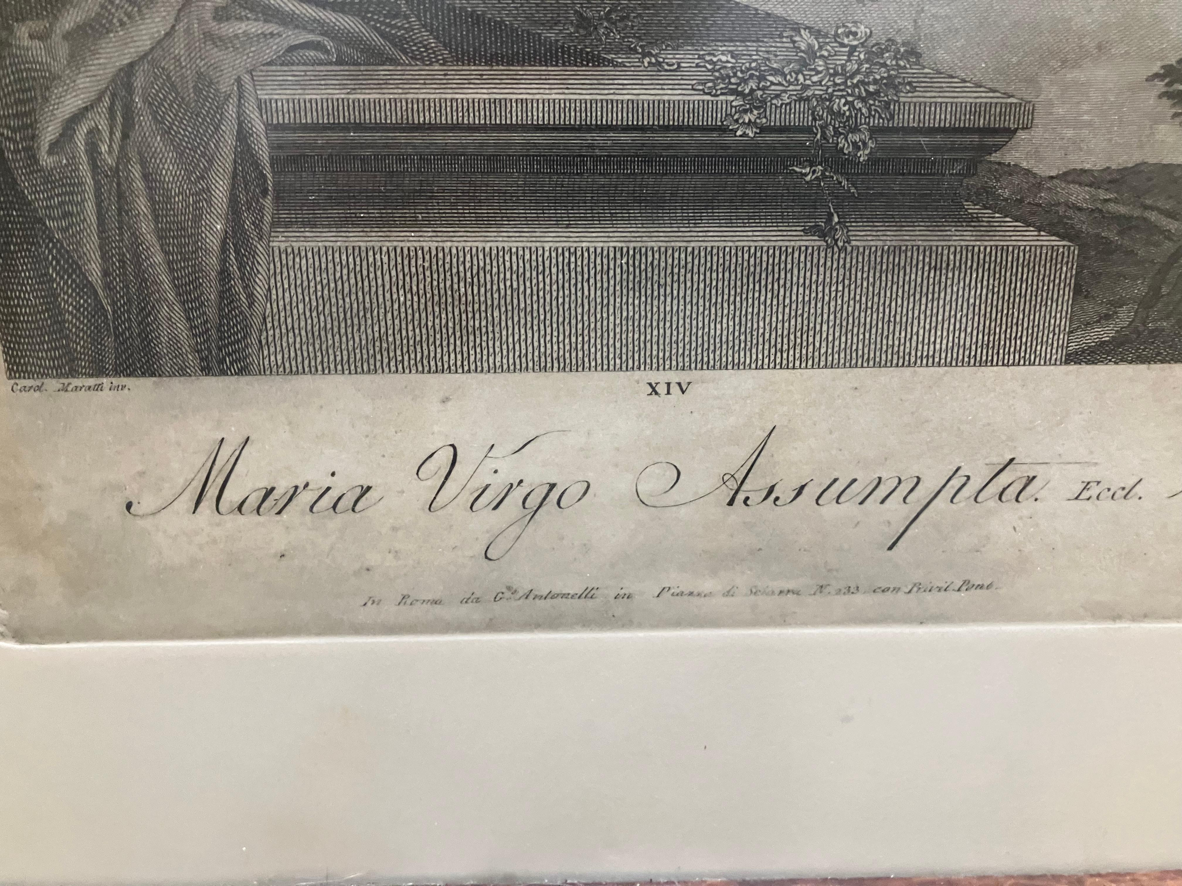 Carlo Maratti “Mary Virgin Assumed” For Sale 3