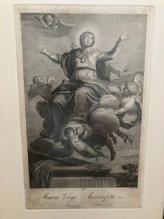 Antique Carlo Maratti “Mary Virgin Assumed”