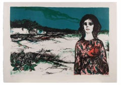 Girl - Lithograph by Carlo Marcantonio - 1980s