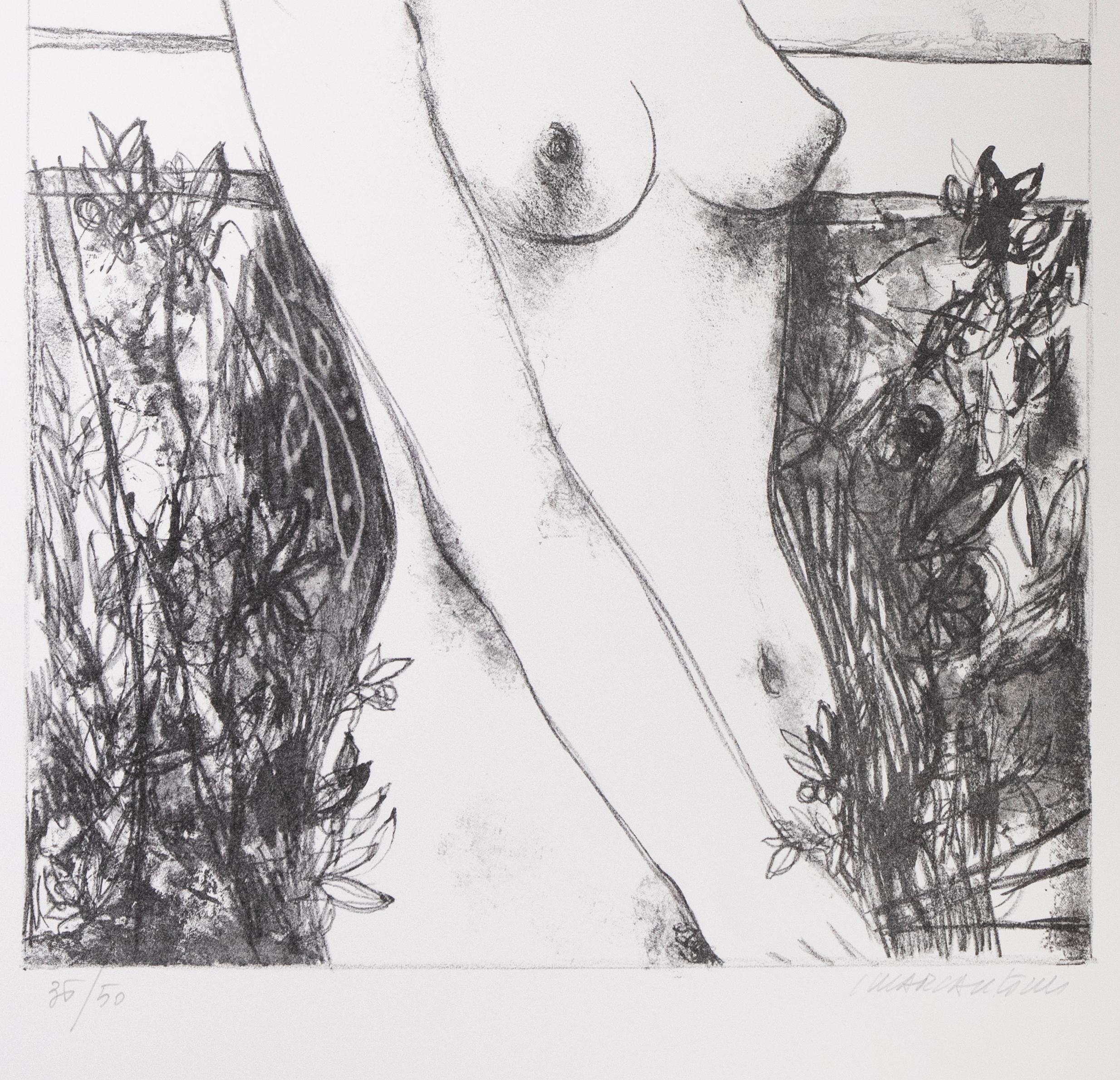 Nude - 12 - Originallithographie von Carlo Marcantonio - 1970 im Angebot 1