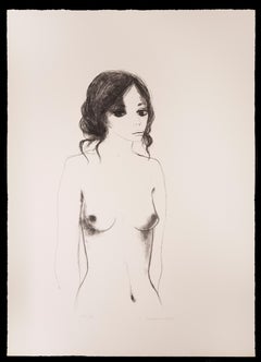 Nude - 6 - Original Lithograph by Carlo Marcantonio - 1970