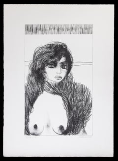 Nude - 8 - Original Lithograph by Carlo Marcantonio - 1970 ca.
