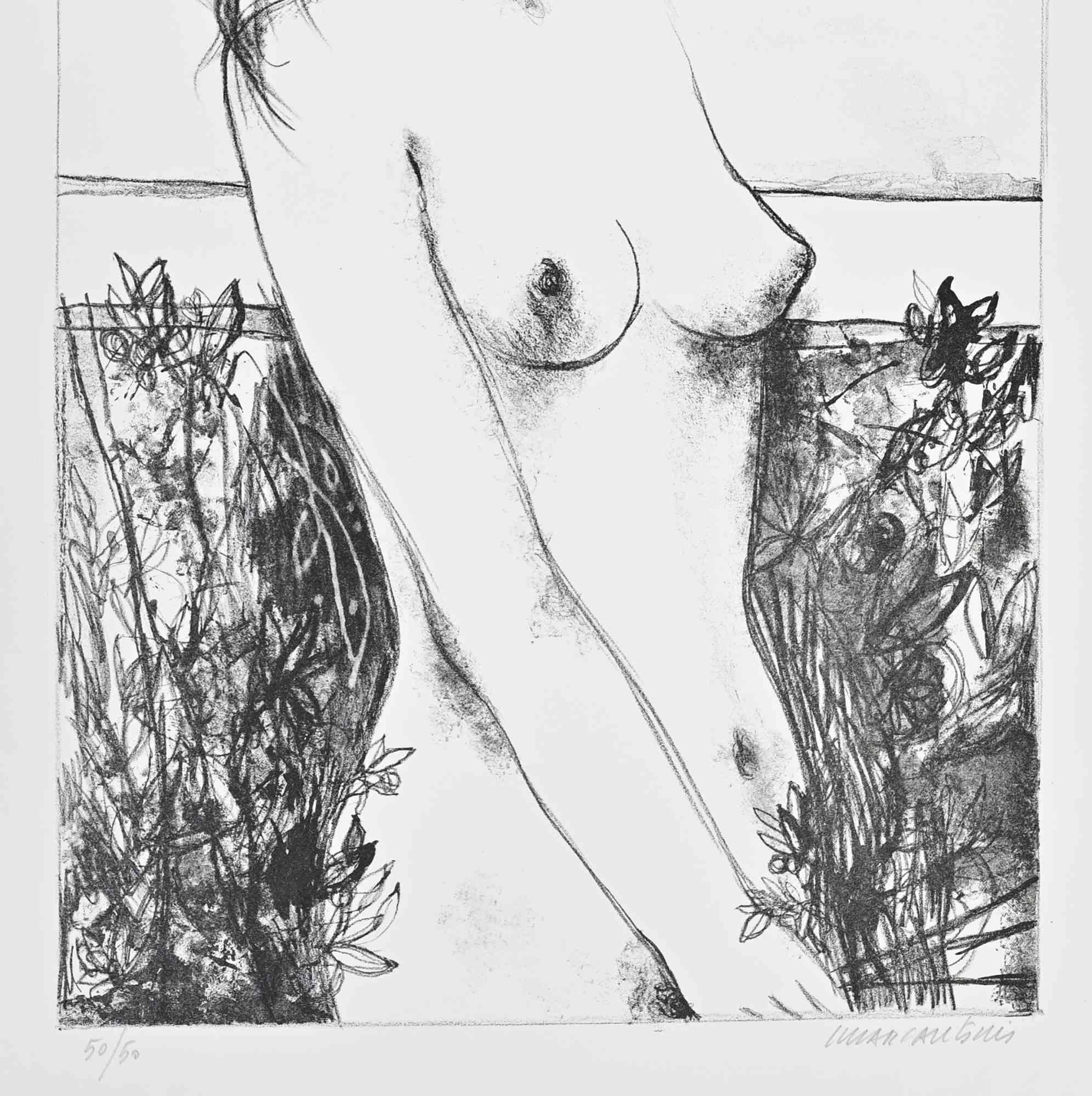 Nude - Etching by Carlo Marcantonio - 1970s For Sale 1