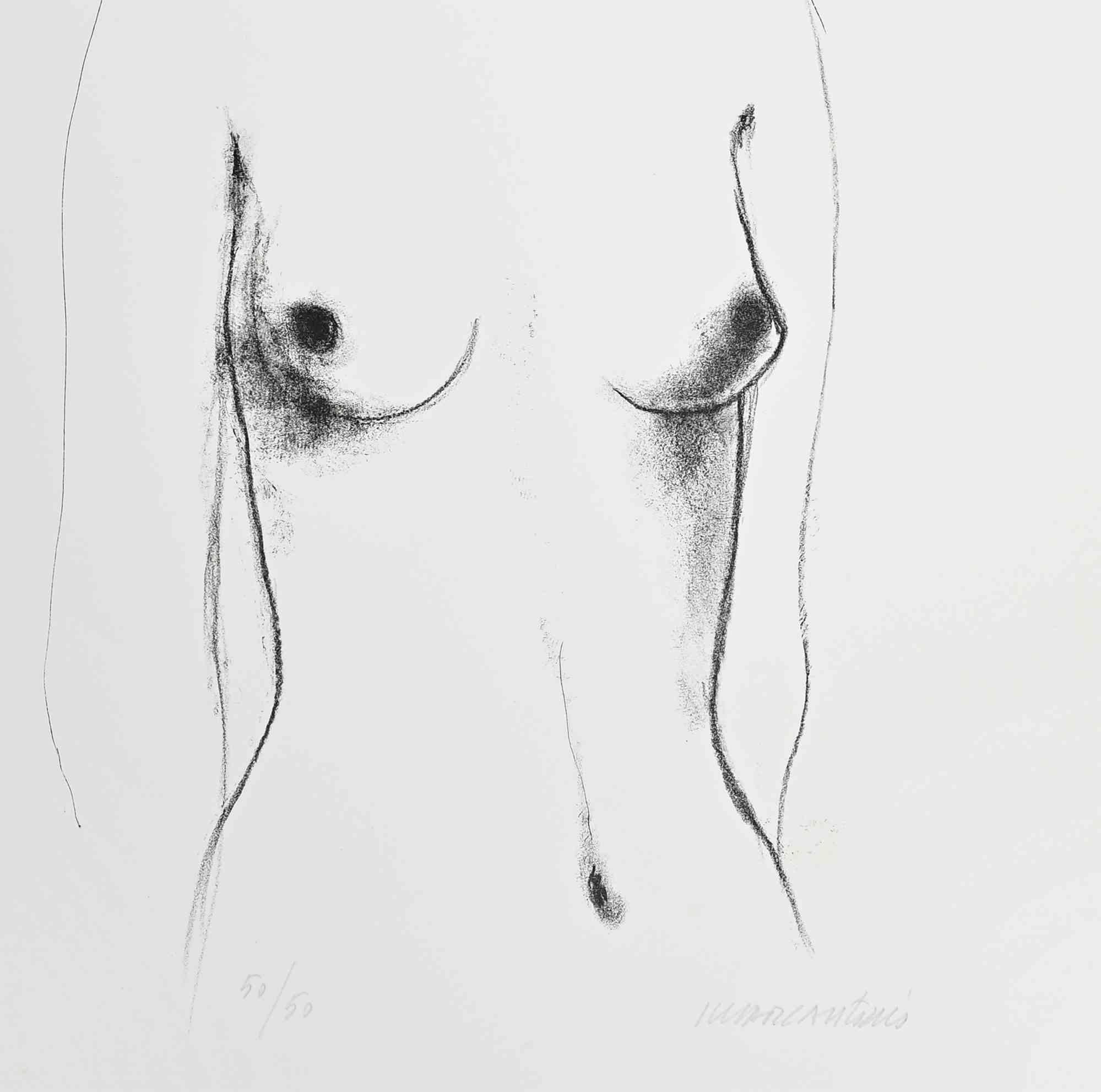 Nude - Etching by Carlo Marcantonio - 1970s For Sale 1