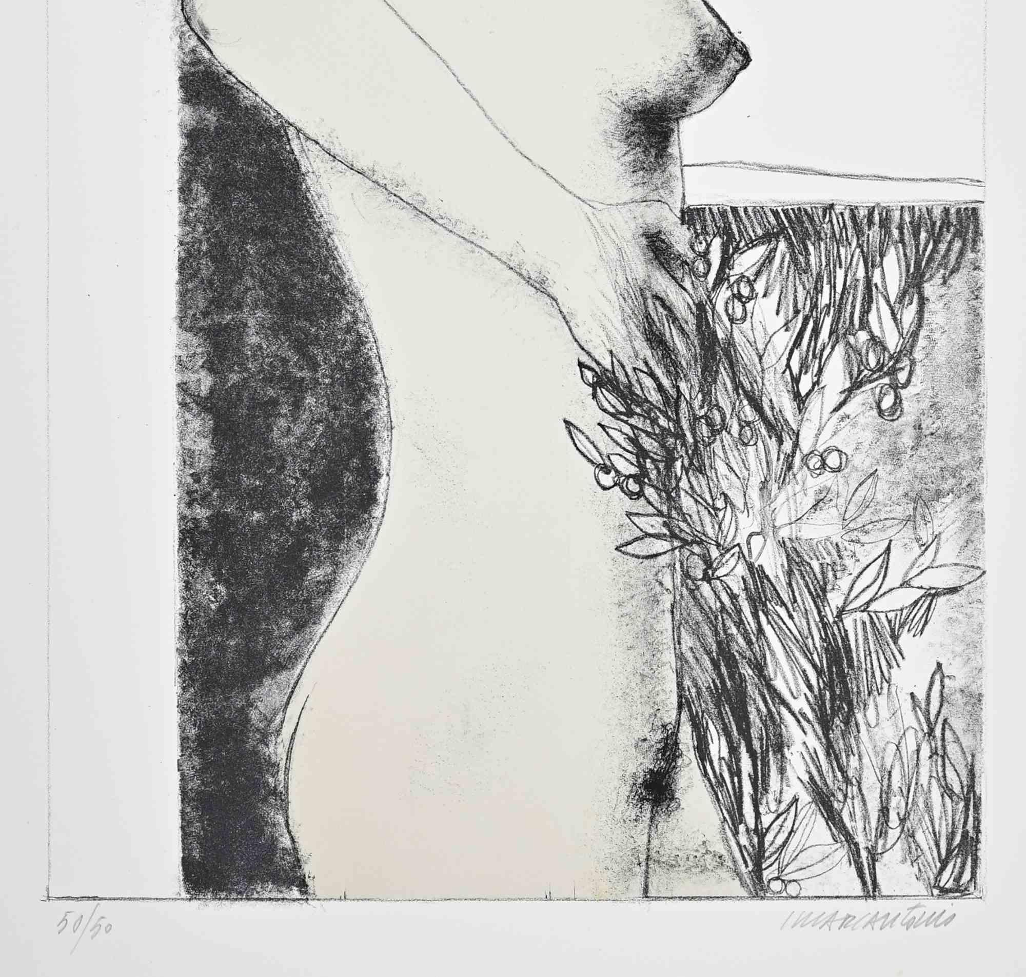 Nude - Etching by Carlo Marcantonio - 1970s For Sale 1