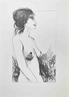 Desnudo - Aguafuerte de Carlo Marcantonio - Años 70