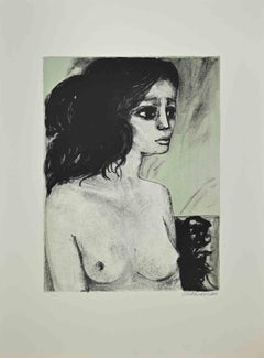 Desnudo - Litografía de Carlo Marcantonio - Años 70