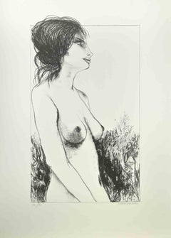 Nude of Woman - Lithograph by Carlo Marcantonio - 1970