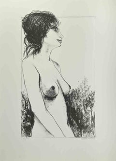 Nude of Woman - Lithograph by Carlo Marcantonio - 1970