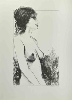 Nude of Woman - Lithograph by Carlo Marcantonio - 1970s
